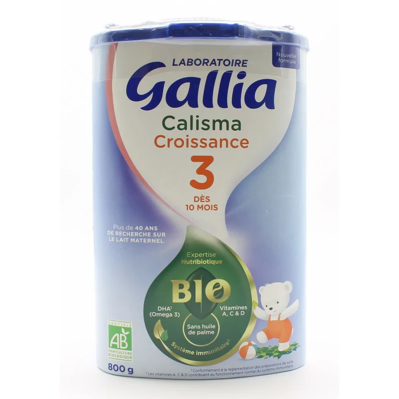 Gallia Calisma Croissance 3 Bio 800g