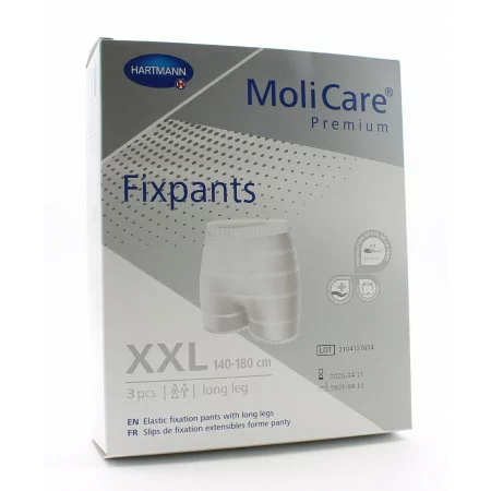 MoliCare Premium Fixpants Long Leg Taille XXL 3 Pièces - Univers Pharmacie