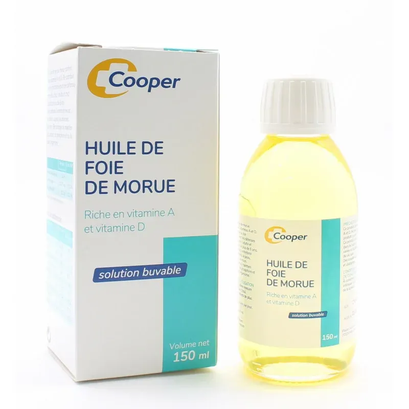 Cooper Huile de Foie de Morue Solution Buvable 150ml
