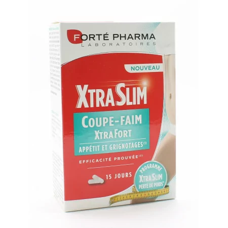 Forté Pharma XtraSlim Coupe-Faim Xtra Fort Appétit et Grignotages 60 gélules - Univers Pharmacie