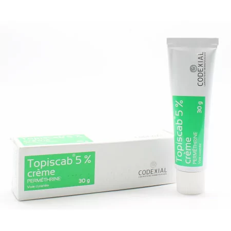 Codexial Topiscab 5% Crème 30g - Univers Pharmacie
