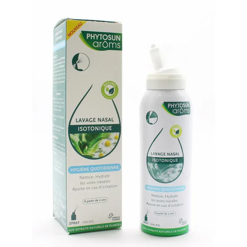 Phytosun Arôms Lavage Nasal Isotonique 100ml - Univers Pharmacie
