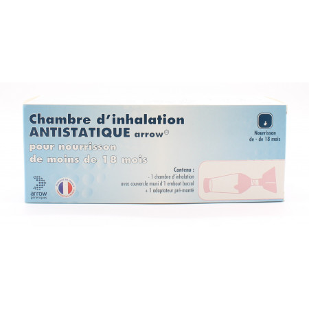 Arrow Chambre d'Inhalation Antistatique Nourrisson -18 mois - Univers Pharmacie