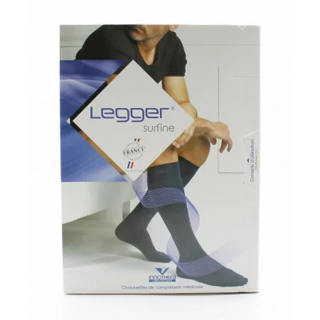 Legger Surfine Chaussettes Pied Ouvert T2 Normal Beige