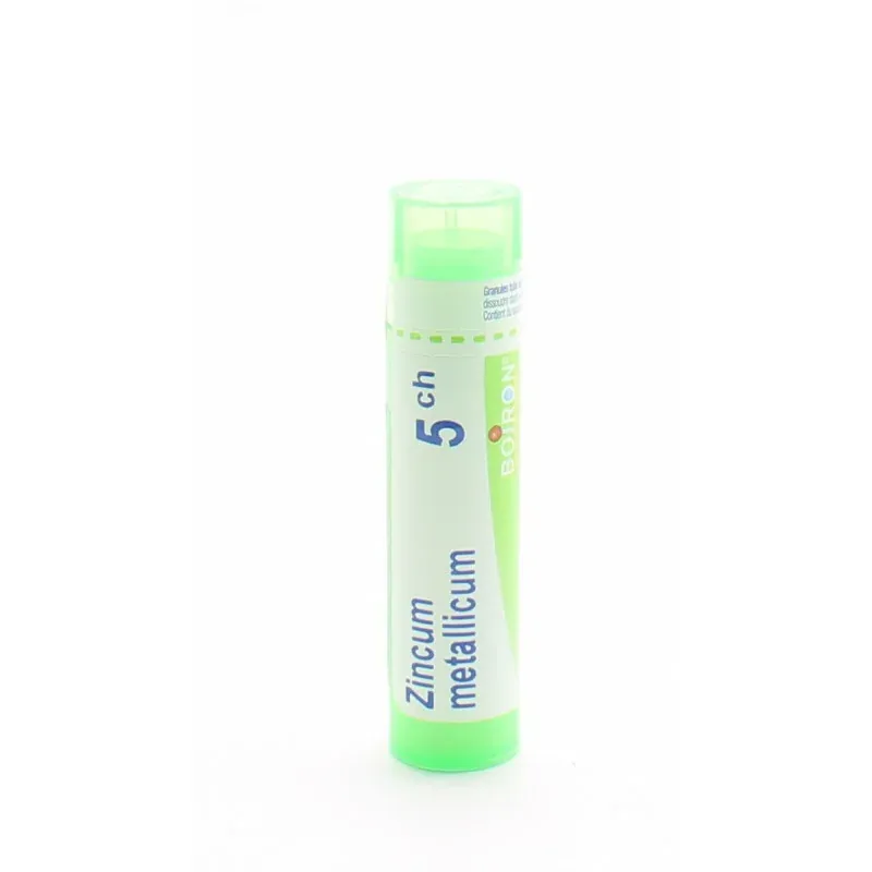 Boiron Zincum Metallicum 5ch tube granules - Univers Pharmacie