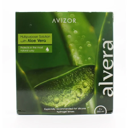 Avizor Alvera Solution Entretien Lentilles 3X350ml - Univers Pharmacie