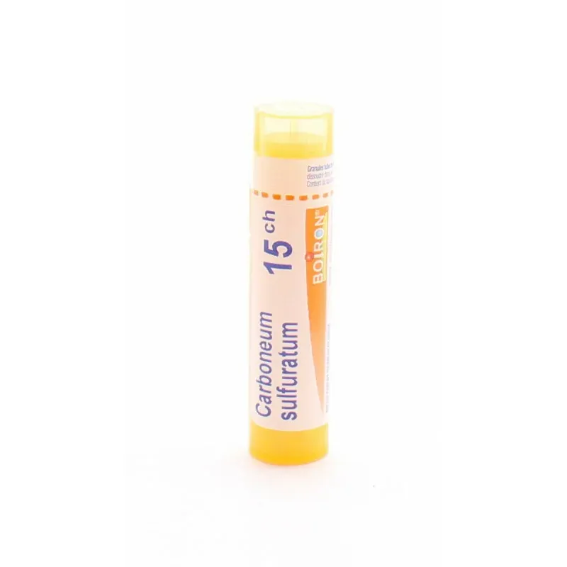 Boiron Carboneum Sulfuratum 15ch tube granules - Univers Pharmacie