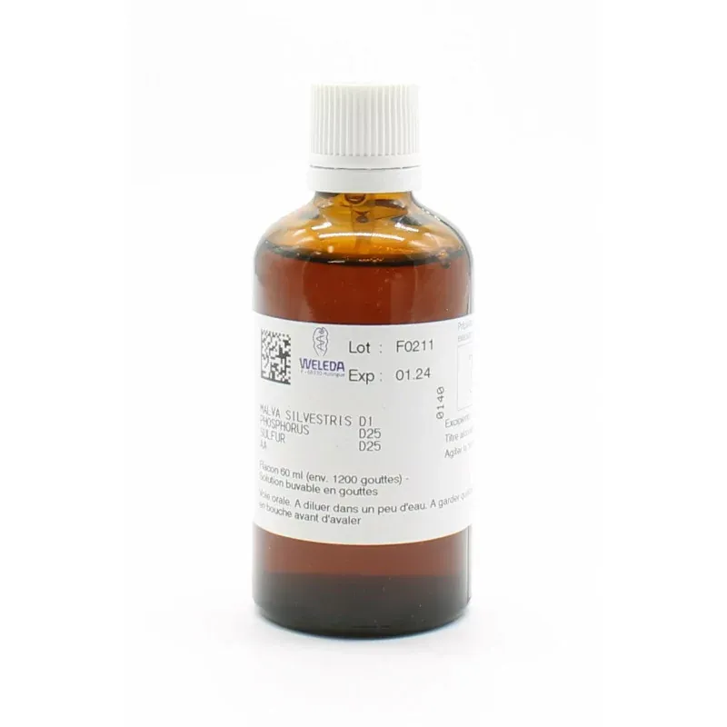 Weleda Malva Silvestris D1 Solution Buvable 60ml - Univers Pharmacie