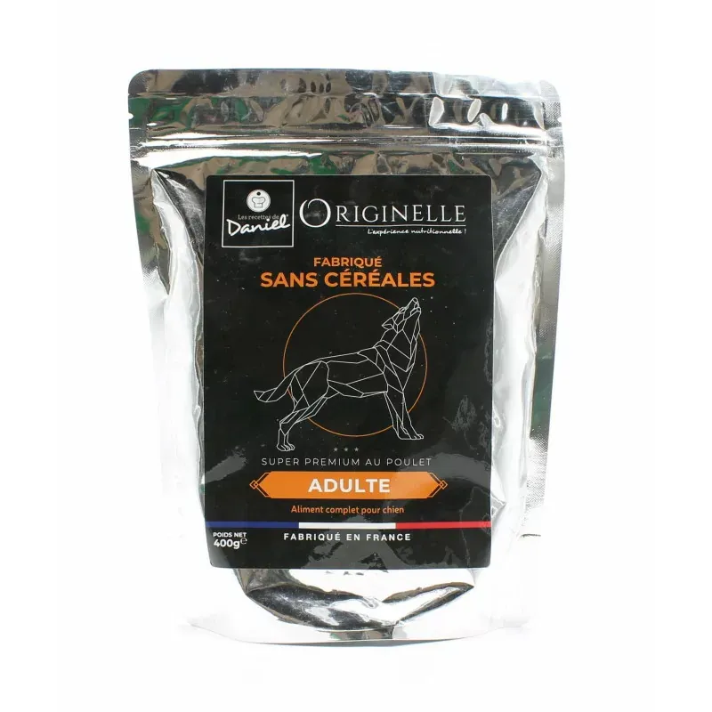 Les Recettes de Daniel Originelle Sans Céréales Poulet Chien Adulte 400g - Univers Pharmacie