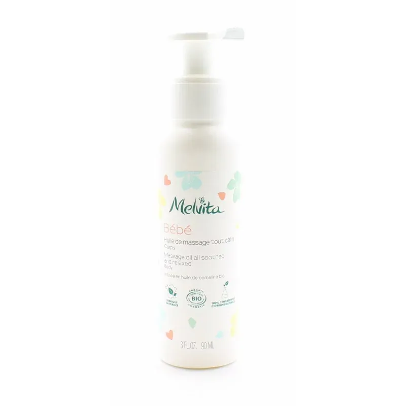 Melvita Bébé Huile de Massage Bio 90ml