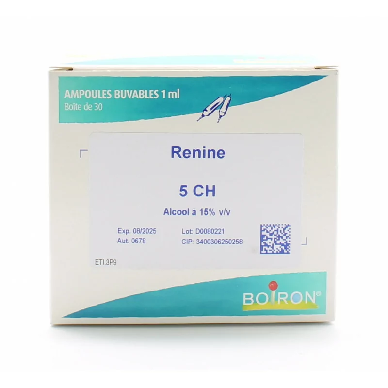 Boiron Renine 5ch 30 ampoules - Univers Pharmacie