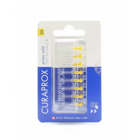 Curaprox Prime Refill 09 8 brossettes interdentaires - Univers Pharmacie