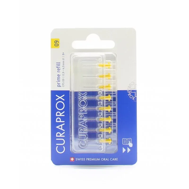 Curaprox Prime Refill 09 8 brossettes interdentaires - Univers Pharmacie