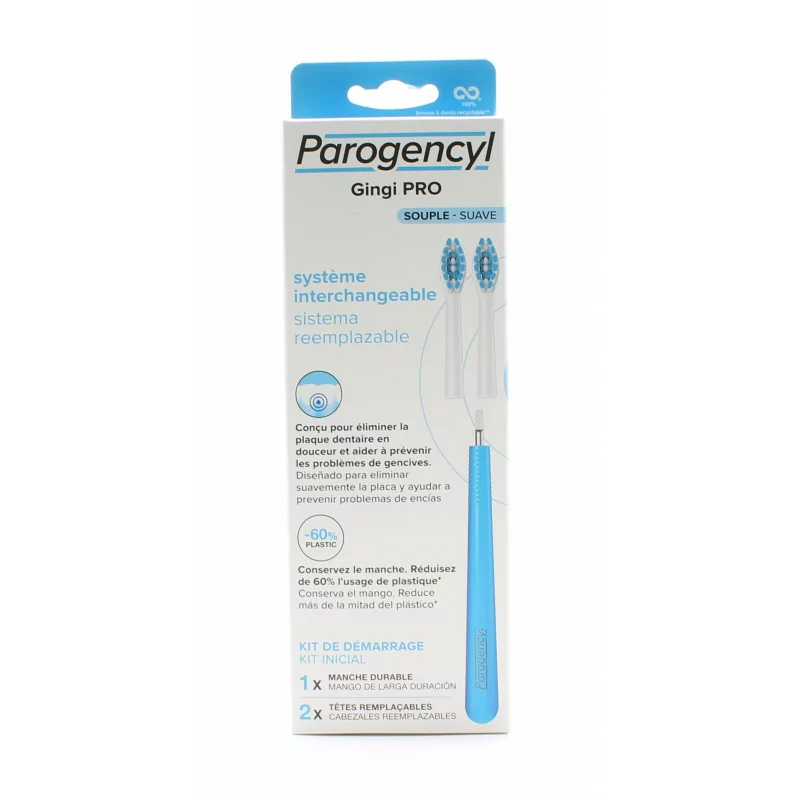 Parogencyl Gingi Pro Kit de Démarrage Brosse à Dents Souple - Univers Pharmacie