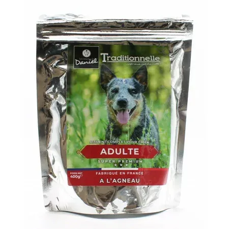 Les Recettes de Daniel Traditionnelle Chien Adulte Agneau 400g - Univers Pharmacie