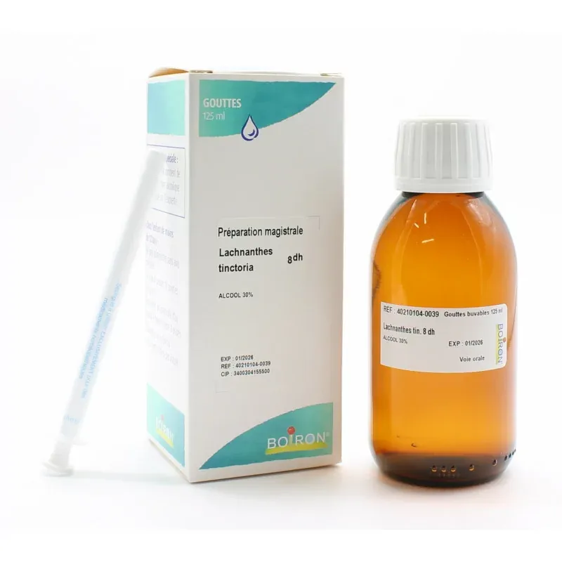 Boiron Lachnanthes Tinctoria 8DH Gouttes 125ml - Univers Pharmacie