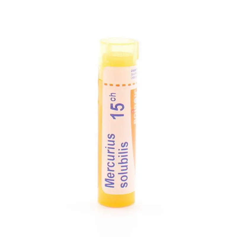 Boiron Mercurius Solubilis 15CH Tube Granules - Univers Pharmacie