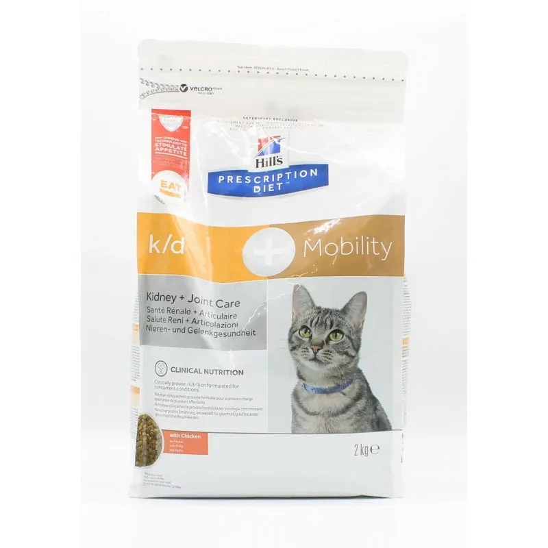 Hill's Prescription Diet Croquettes k/d + Mobility Chicken 2kg - Univers Pharmacie