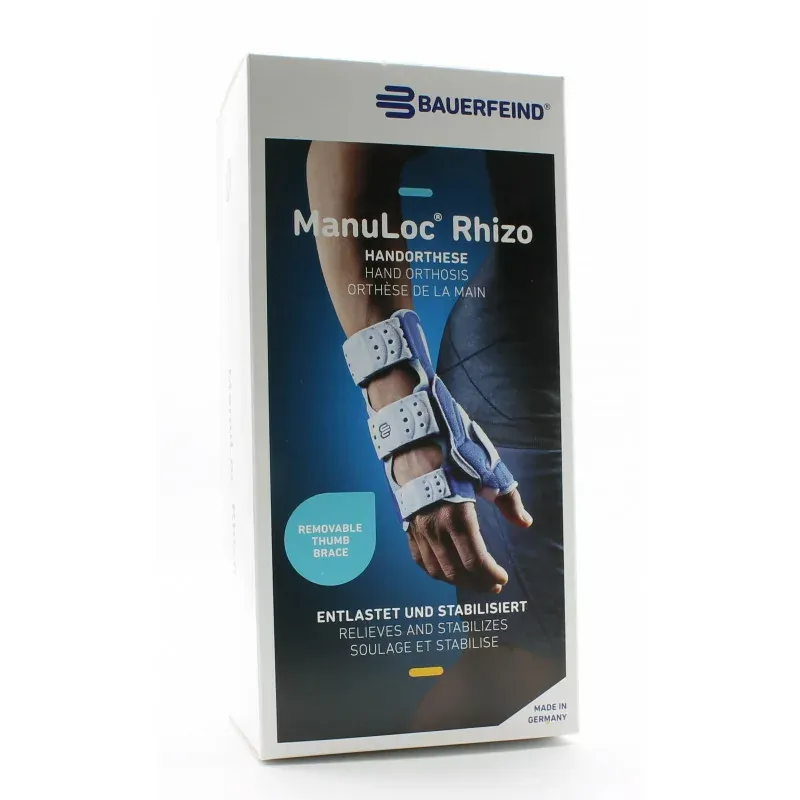 Bauerfeind ManuLoc Rhizo Orthèse Main Gauche Taille 1 - Univers Pharmacie