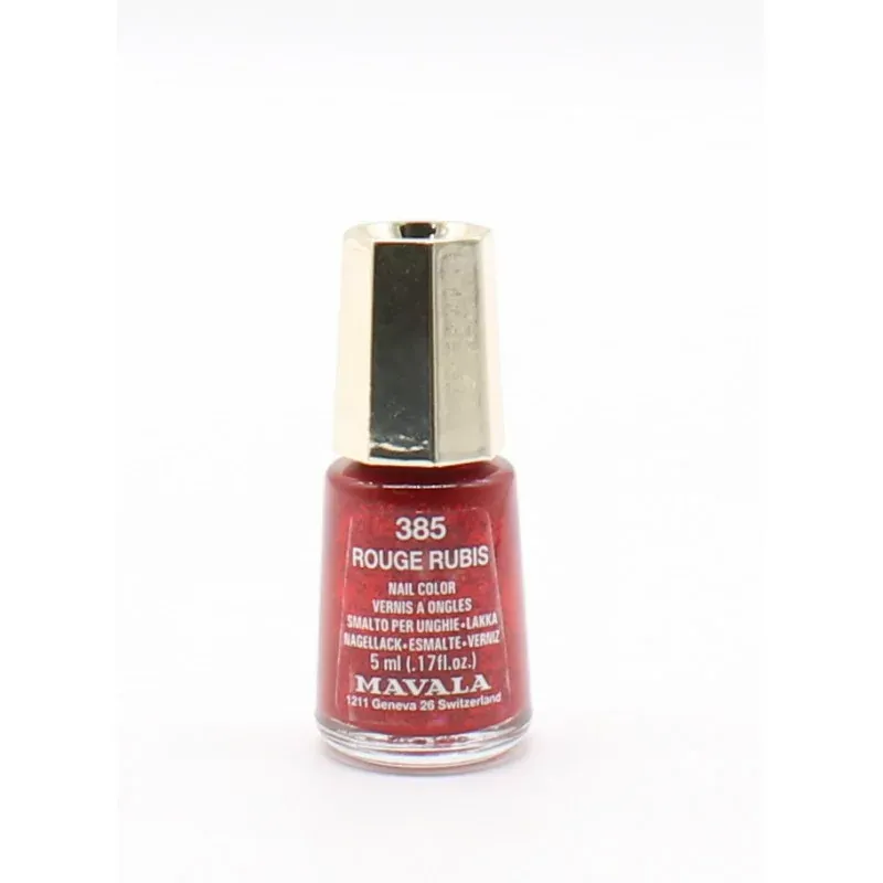 Mavala 385 Rouge Rubis Vernis à Ongles 5ml - Univers Pharmacie
