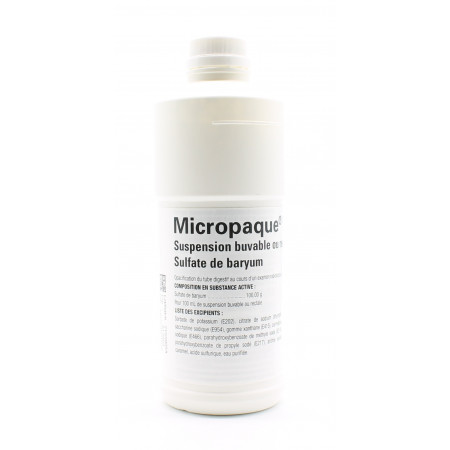 Micropaque Suspension Buvable ou Rectale 500ml - Univers Pharmacie