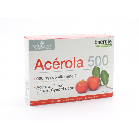 Acérola 500 24 comprimés - Univers Pharmacie