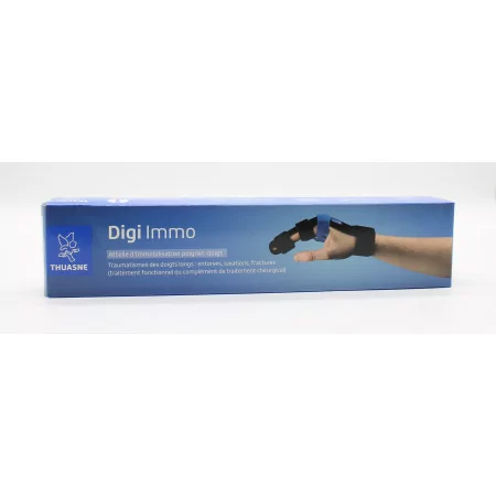 Thuasne Digi Immo Attelle d'Immobilisation Poignet-Doigt Noir T2 - Univers Pharmacie