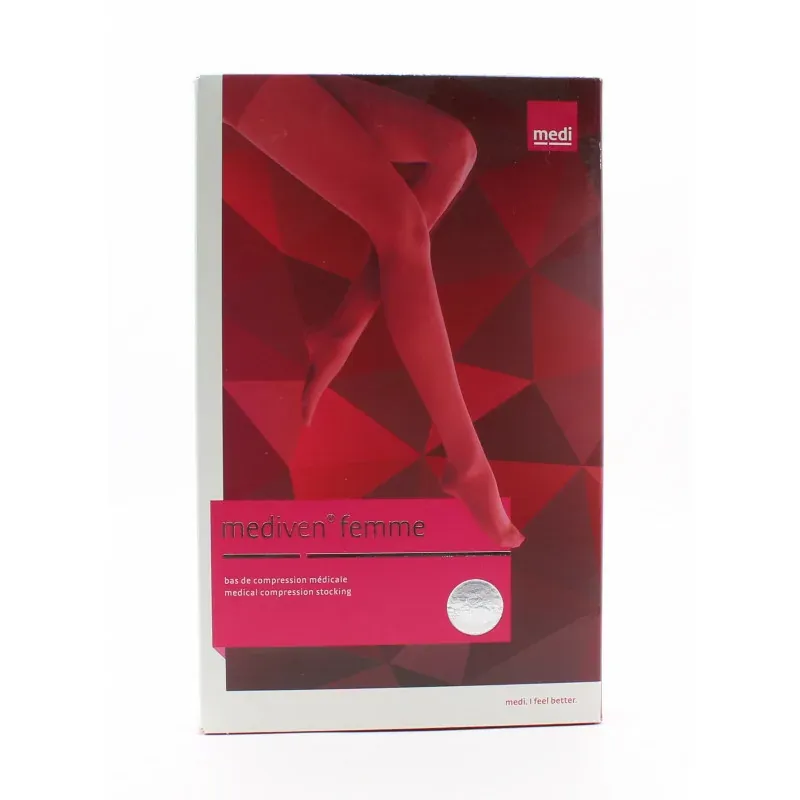 Mediven 20 Élégance Bas Autofix de Compression Platinum T4C Noir - Univers Pharmacie