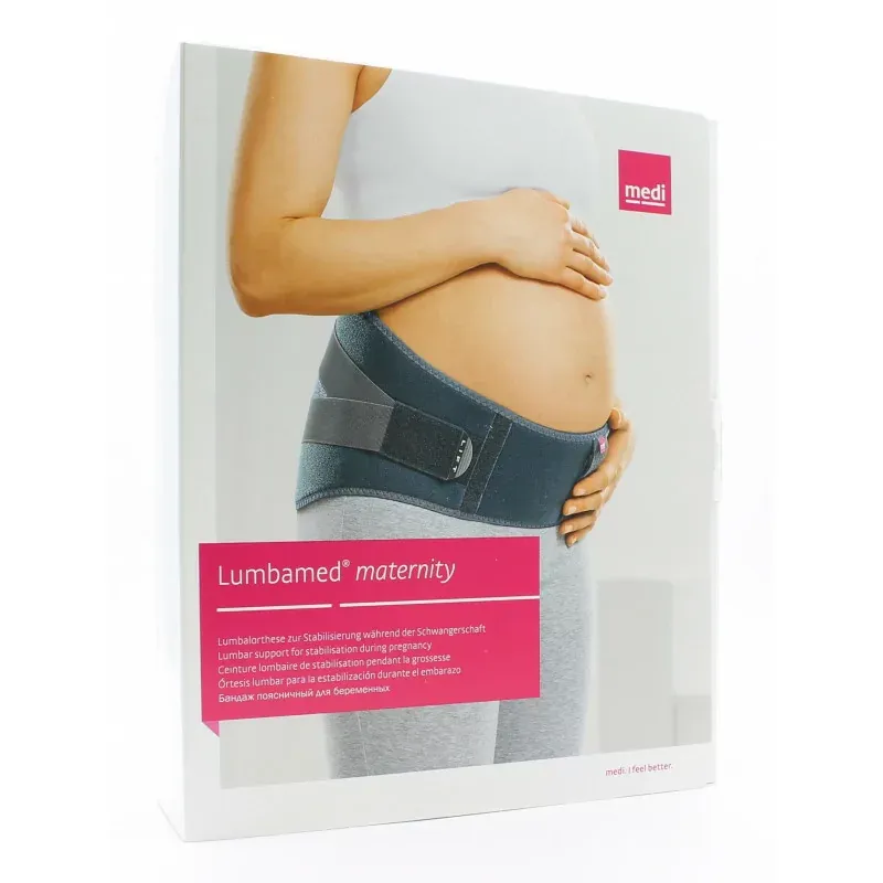 Lumbamed Maternity Ceinture de Soutien Lombaire Taille 3 H21 Gris - Univers Pharmacie