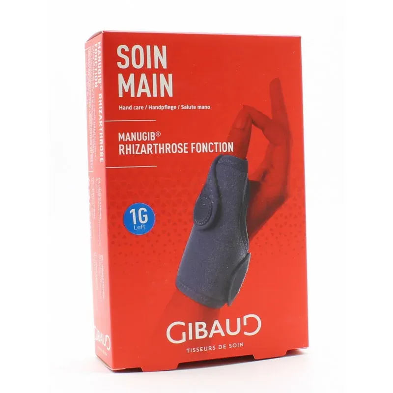 Gibaud Manugib Rhizarthrose Fonction Taille 1 Gauche Bleu - Univers Pharmacie