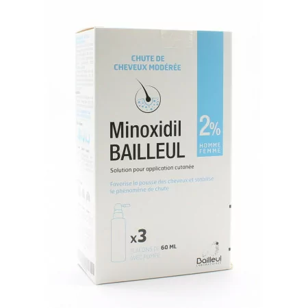 Minoxidil 2% Bailleul - Univers Pharmacie