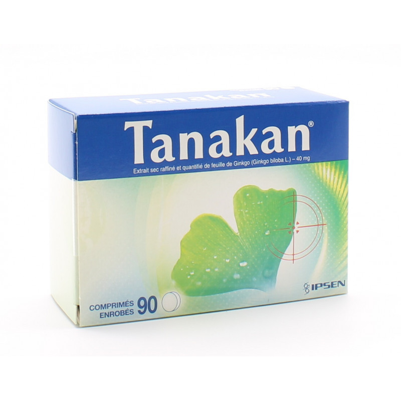 Tanakan 40mg 90 comprimés - Univers Pharmacie