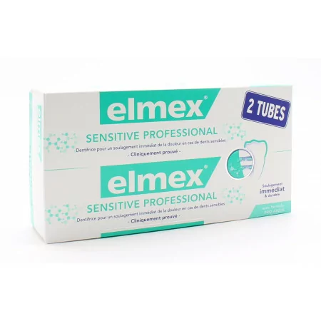 Elmex Sensitive Professional 2X75ml - Univers Pharmacie