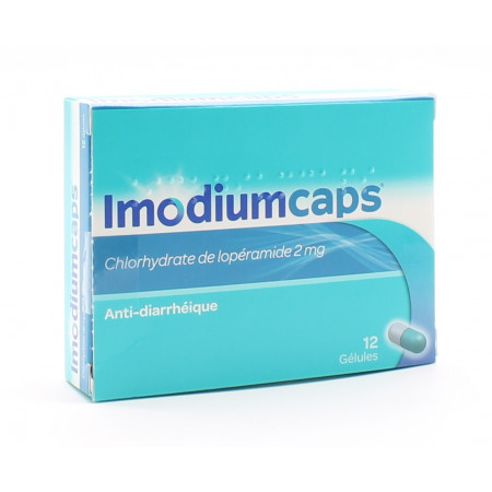 Imodiumcaps 2 mg 12 gélules - Univers Pharmacie