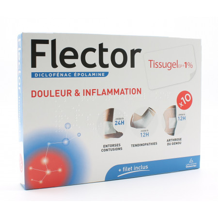 Flector Tissugel EP® 1% 10 emplâtres - Univers Pharmacie