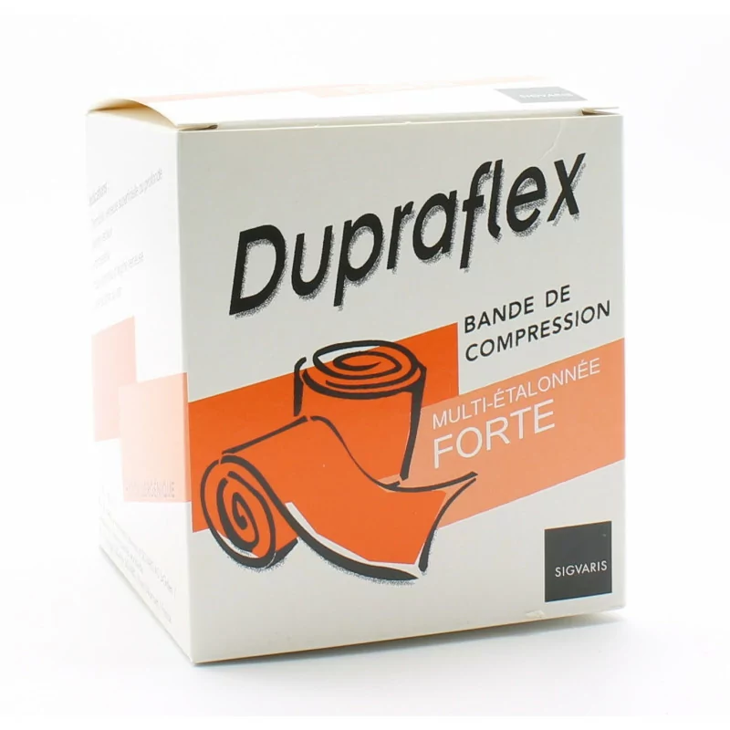 Dupraflex Bande de Compression Multi-Étalonnée Forte 3,5mX10cm - Univers Pharmacie
