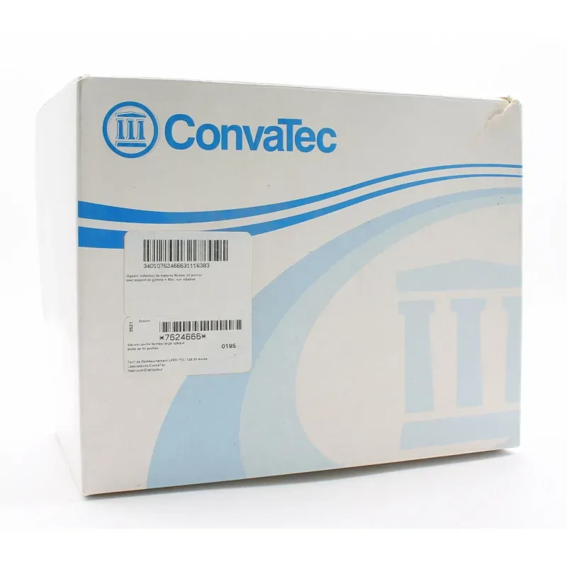ConvaTec Esteem Poche Fermée Opaque Large X50 - Univers Pharmacie