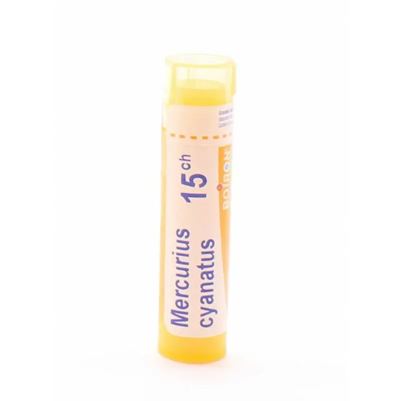 Boiron Mercurius Cyanatus 15ch tube granules - Univers Pharmacie