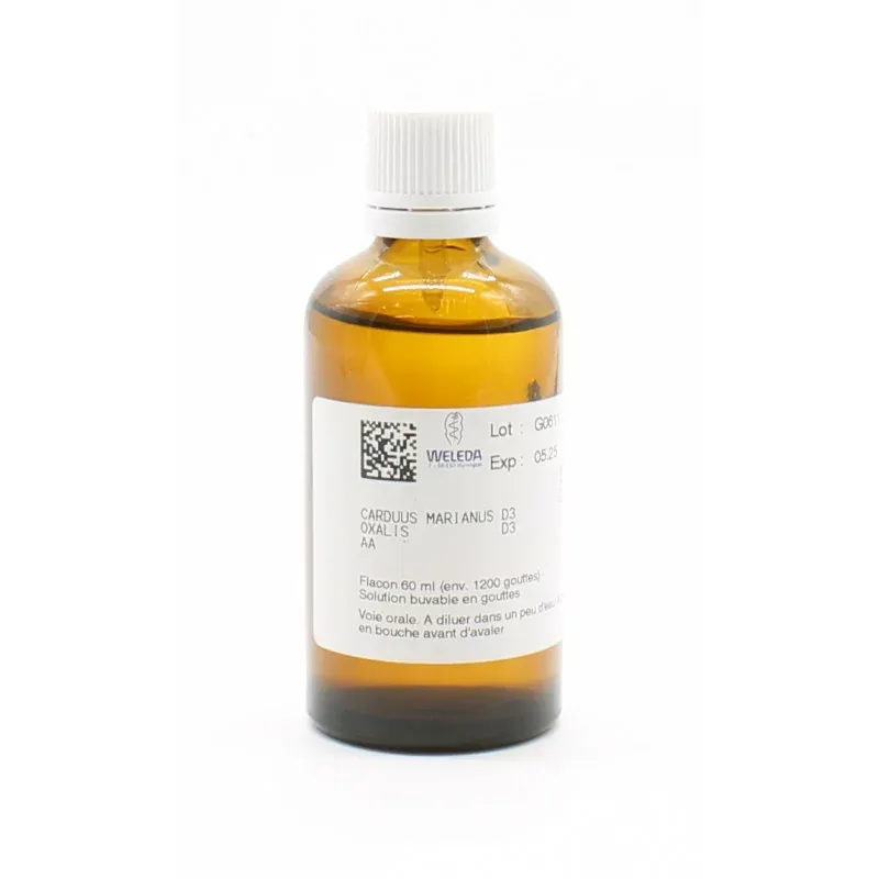 Weleda W636 Carduus Marianus D3 Solution Buvable - Univers Phamacie