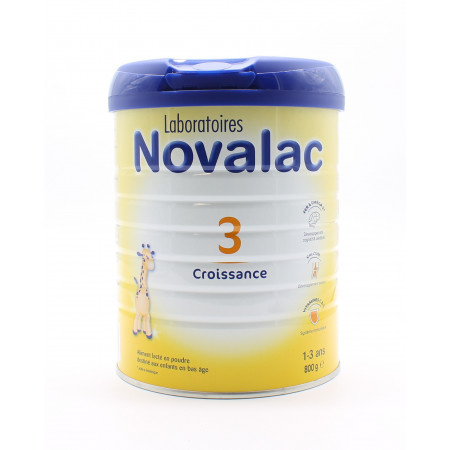 Novalac 3 Croissance 1-3 ans 800g - Univers Pharmacie