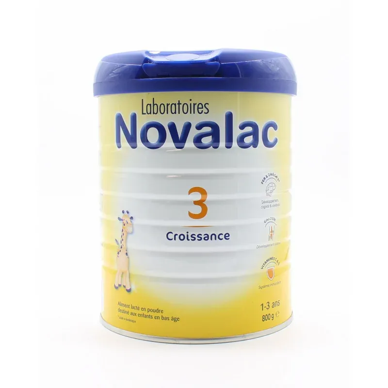 Novalac 3 Croissance 1-3 ans 800g - Univers Pharmacie