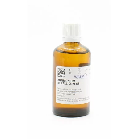 Weleda Antimonium Metallicum D8 Solution Buvable - Univers Pharmacie