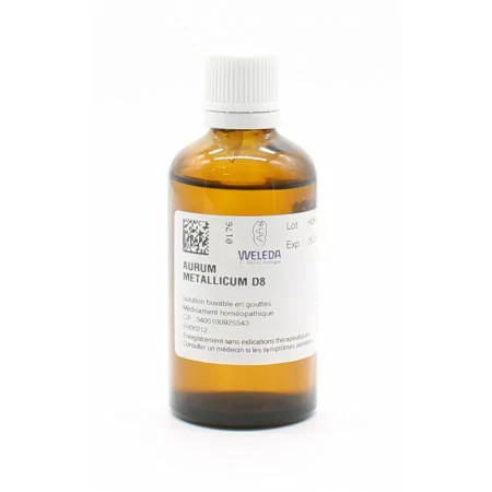 Weleda Aurum Metallicum D8 Solution Buvable - Univers Pharmacie