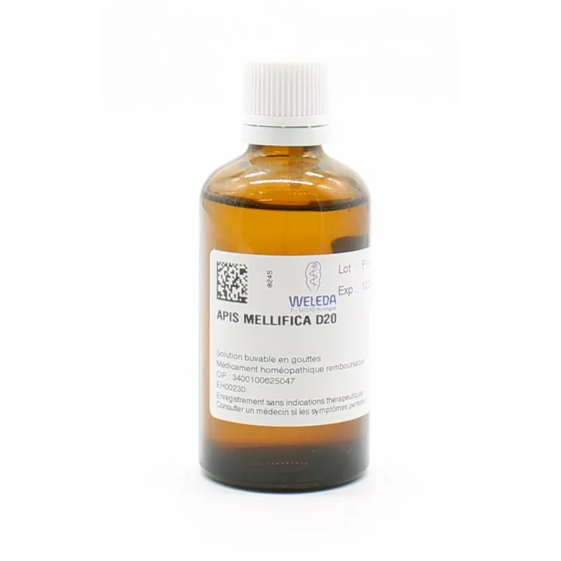 Weleda Apis Mellifica D20 Solution Buvable - Univers Pharmacie