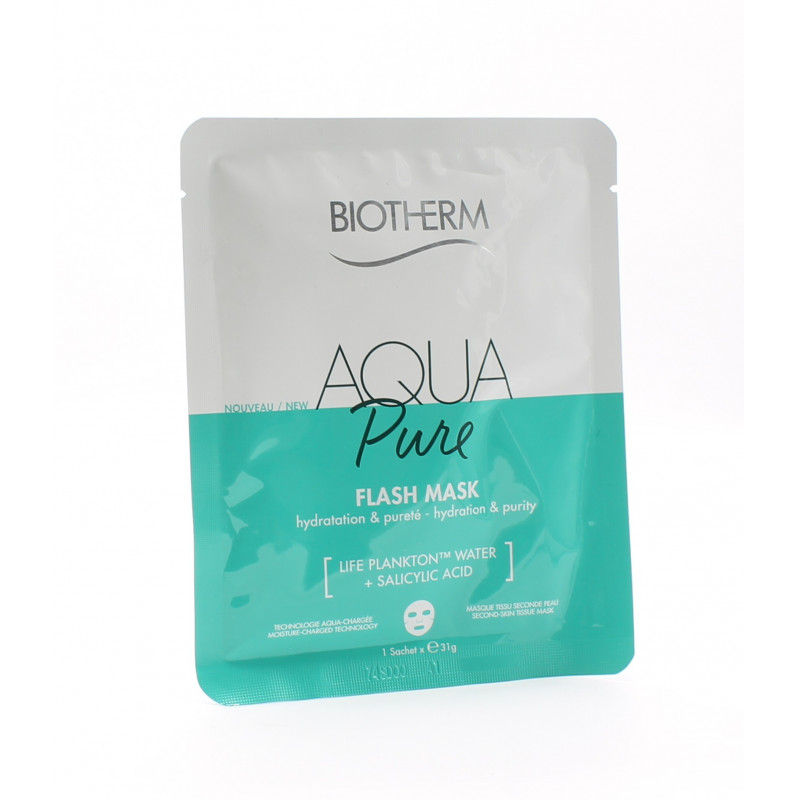 Biotherm Aqua Pure Flash Mask Hydratation & Pureté X1 - Univers Pharmacie Biotherm Aqua Pure Flash Mask Hydratation & Pureté X1 - Univers Pharmacie