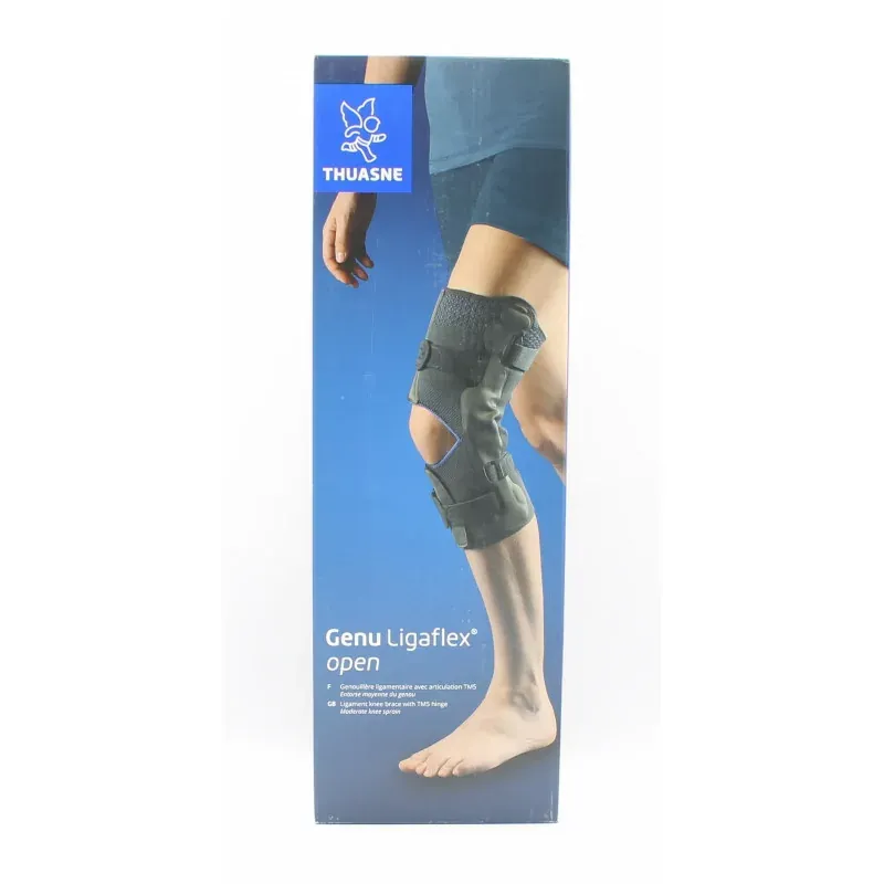 Thuasne Genu Ligaflex Open Taille 2C Gris - Univers Pharmacie Thuasne Genu Ligaflex Open Taille 2C Gris - Univers Pharmacie