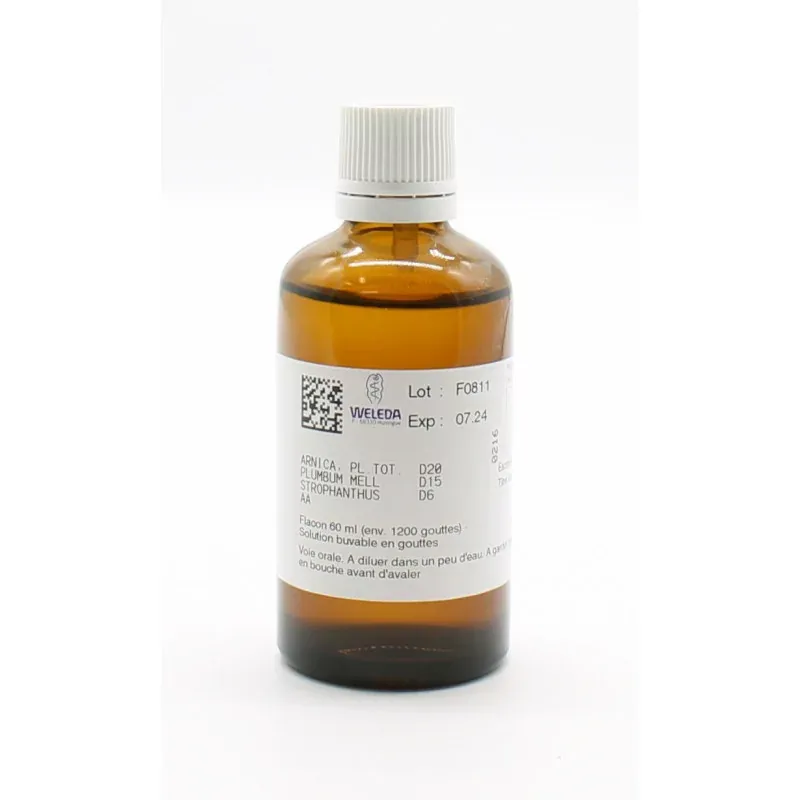 Weleda W424 Arnica Pl. TOT. D20 Solution Buvable 60ml - Univers Pharmacie