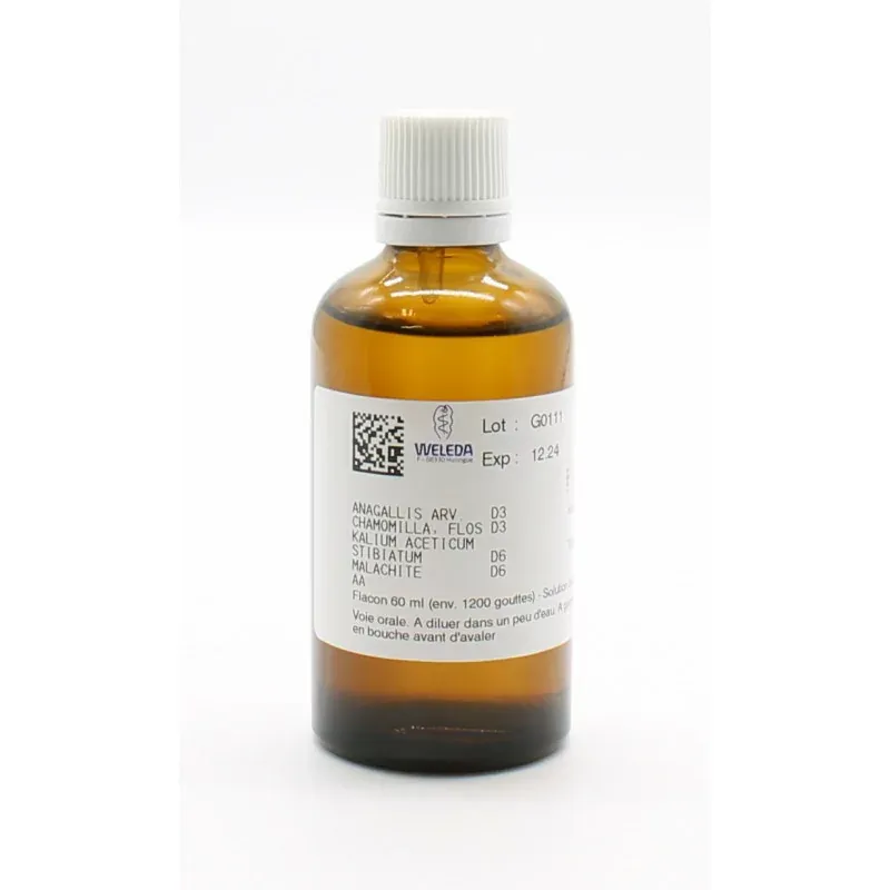 Weleda W216 Anagallis Arv. D3 Solution Buvable 60ml - Univers Pharmacie