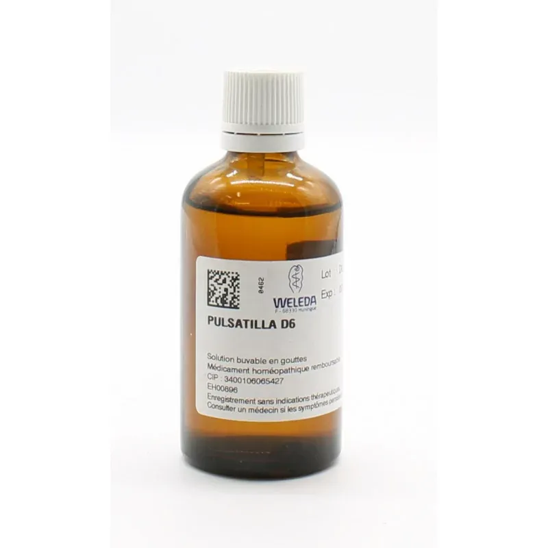 Weleda Pulsatilla D6 Solution Buvable 60ml - Univers Pharmacie