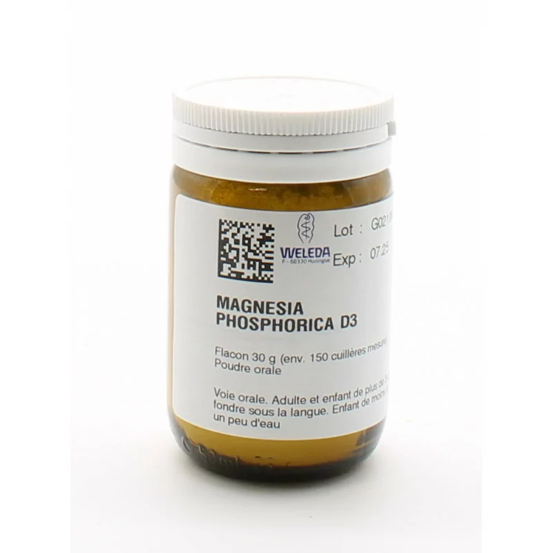 Weleda Magnesia Phosphorica D3 trituration 30g - Univers Pharmacie